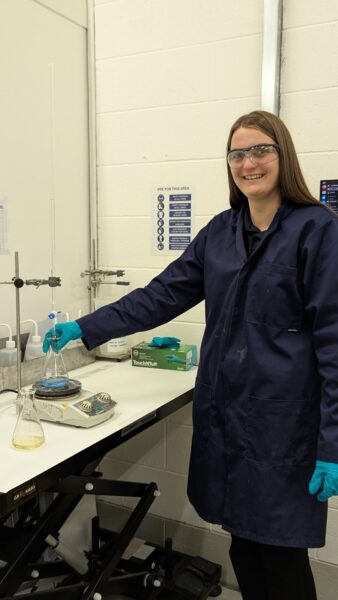 Photo of Chemistry Intern Abigail Carr